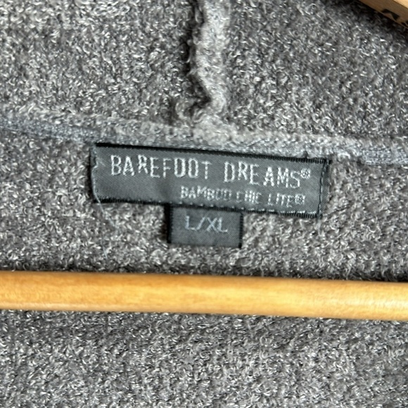 Barefoot Dreams bamboo chic light style 436 open waterfall cardigan size L/XL. - Picture 5 of 10